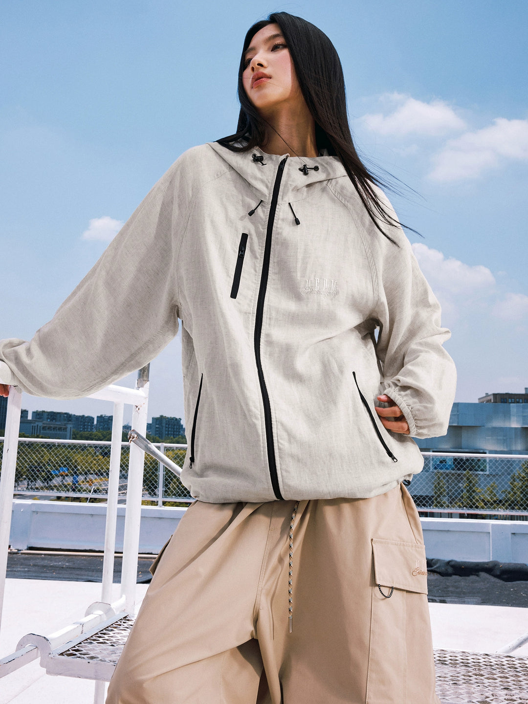 MEDM Lightweight Linen Outdoor Jacket | Face 3 Face