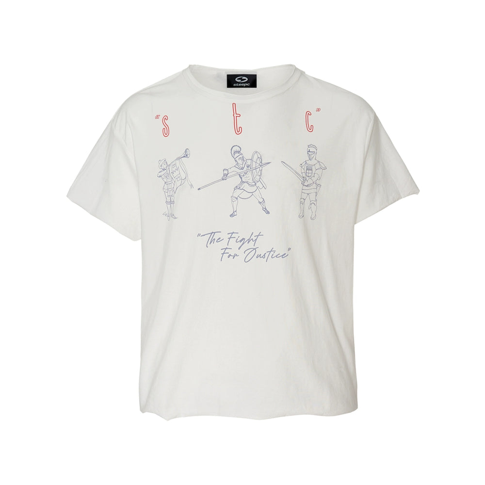 STEEPC Hand Painted Print Tee | Face 3 Face