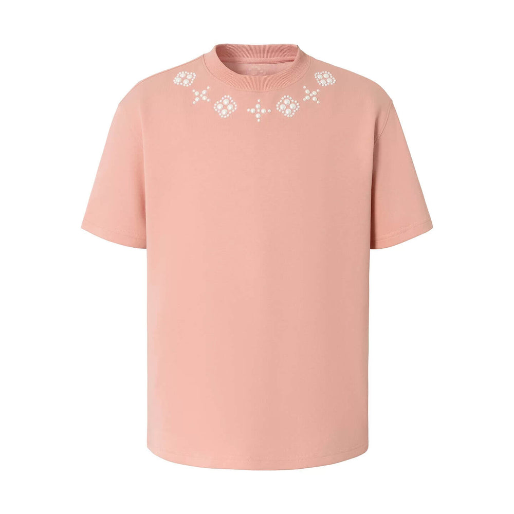 YADcrew Clover Pearl Neckline Tee | Face 3 Face