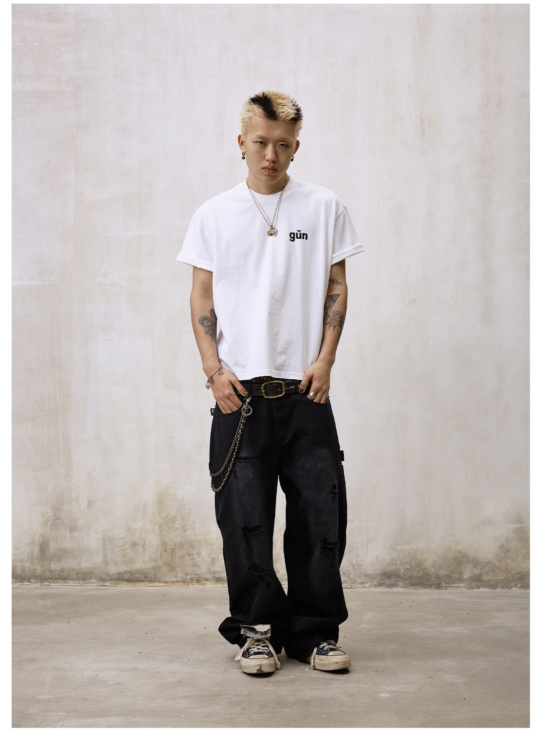 Remedy Dot Print Washed Tee | Face 3 Face