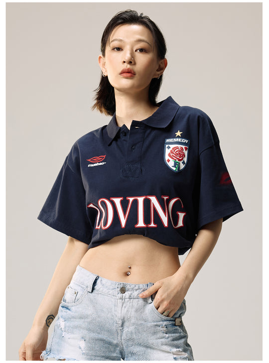 Remedy LOVING Foam Print Polo Shirt | Face 3 Face