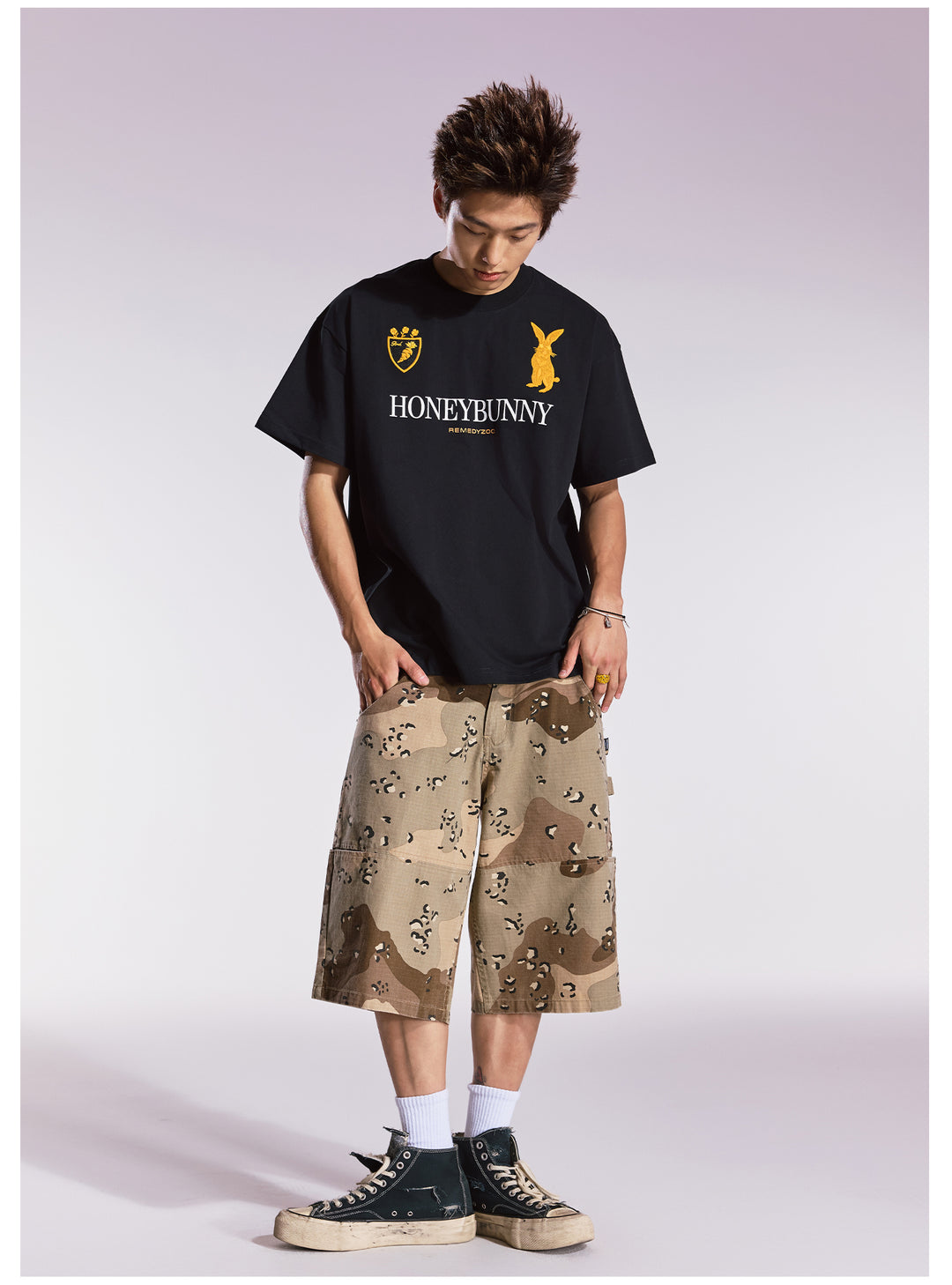 Remedy HONEYBUNNY Rabbit Embroidery Tee | Face 3 Face