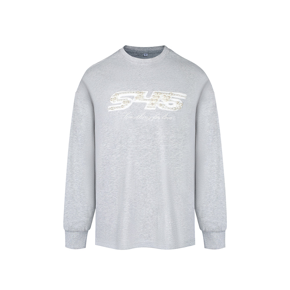S45 Pearl Logo Patch Long Sleeve Tee | Face 3 Face