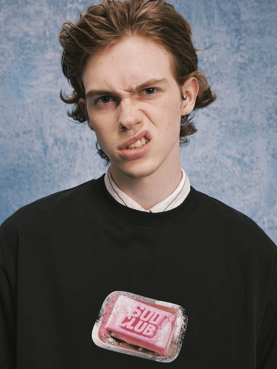 SOD Co. SOD Club Print Washed Tee | Face 3 Face