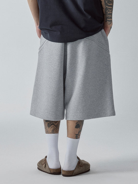 F2CE Basic Stitching Sweat Shorts | Face 3 Face