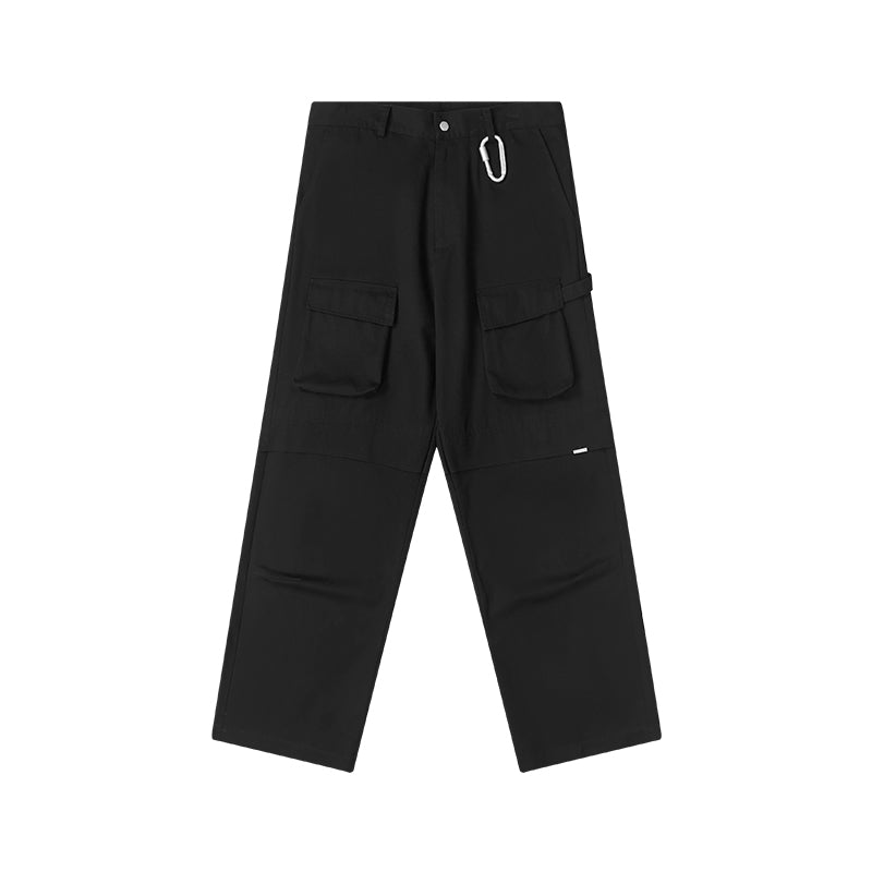 Harsh and Cruel Functional Pocket Pleated Cargo Trousers
