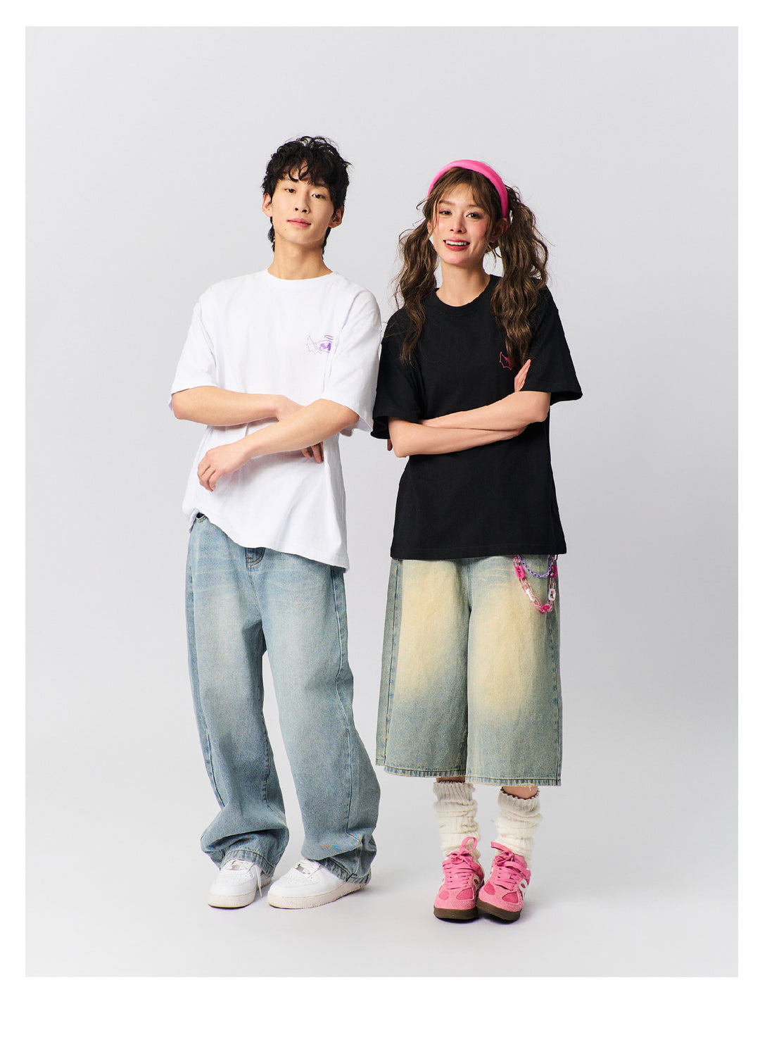 S45 Angel and Devil Print Tee | Face 3 Face