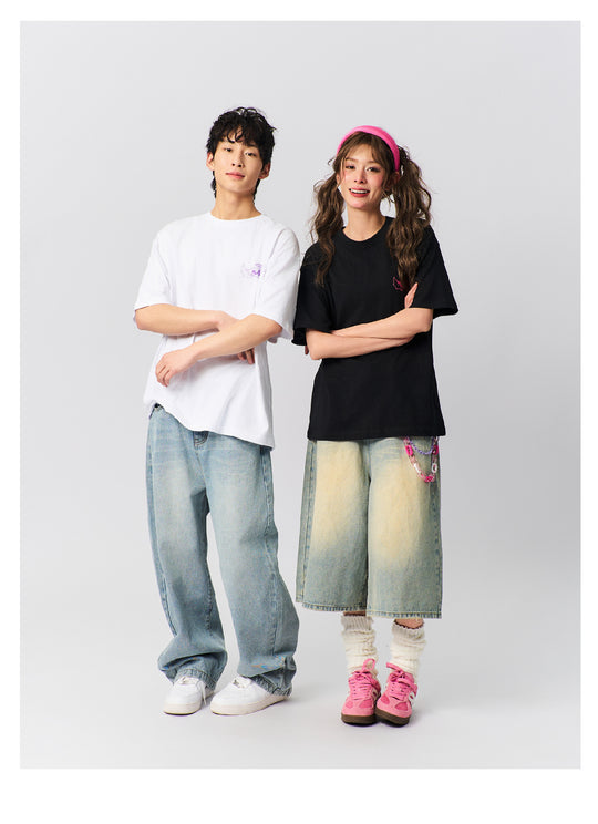 S45 Angel and Devil Print Tee | Face 3 Face