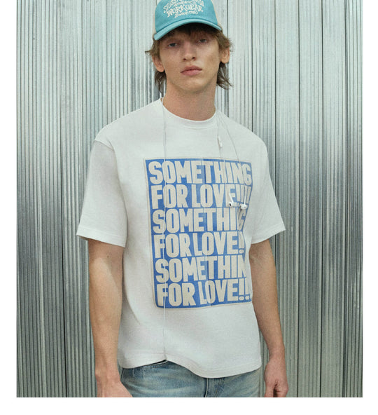 S45 Slogan Poster Print Short Sleeve Tee