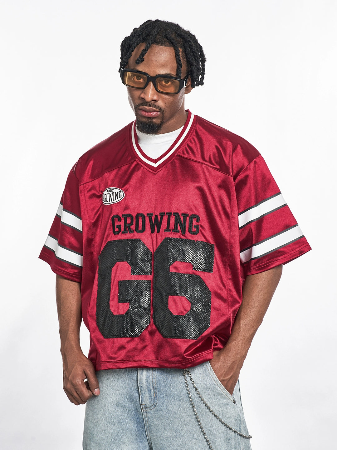 F3F Select Snake Leather Letter Patch Jersey | Face 3 Face