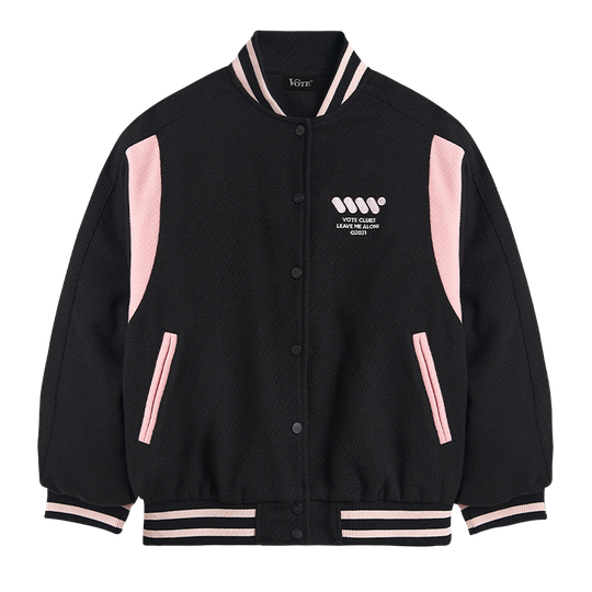 VOTE Color Blocked Baseball Jacket