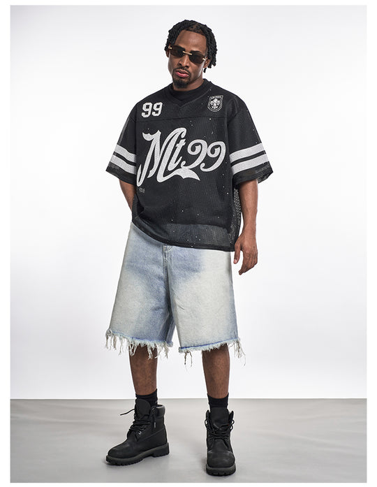 F3F Select Gradient Wash Denim Shorts | Face 3 Face