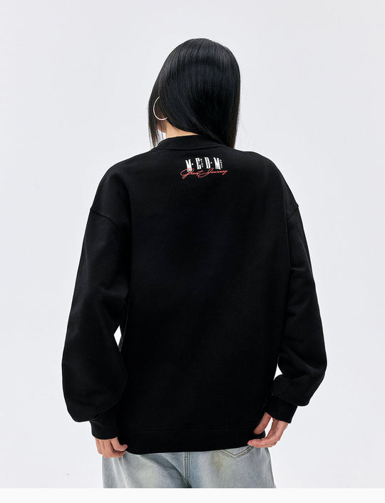 MEDM Big Logo Print Sweatshirt | Face 3 Face