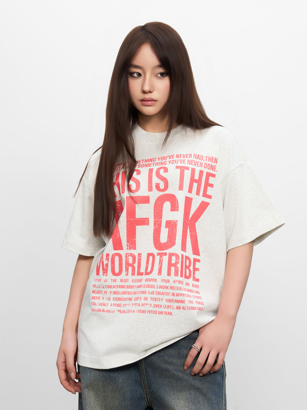 AFGK Vintage Logo Print Tee | Face 3 Face