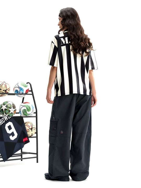 F3F Select Striped Polo Collar Short Sleeve Soccer Jersey | Face 3 Face
