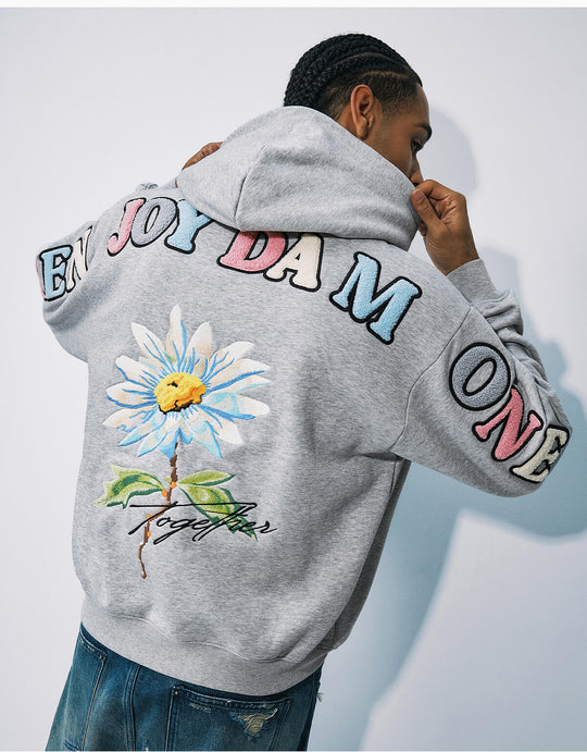 MEDM Daisy Floral Hoodie | Face 3 Face