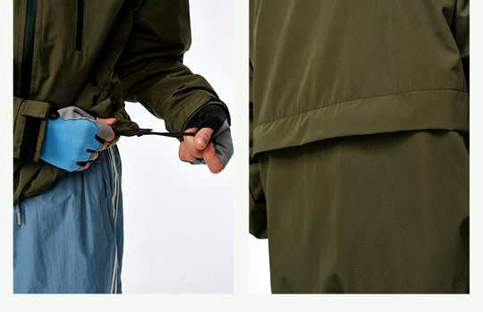 MEDM Basic Logo Embroidered Hardshell Jacket | Face 3 Face