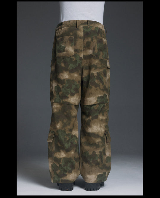 NOVACAM Camouflage Multi-Pocket Baggy Work Cargo Pants | Face 3 Face
