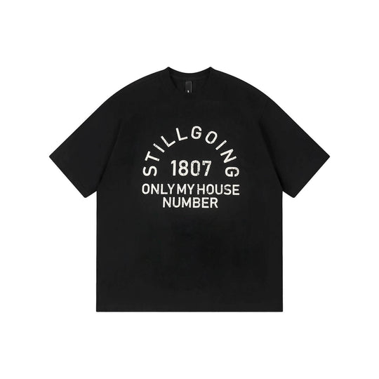 1807 Vintage Still Going Logo Print Short Sleeve Tee | Face 3 Face