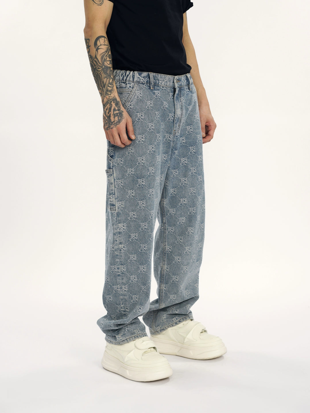 1807 Full Logo Custom Jeans | Face 3 Face