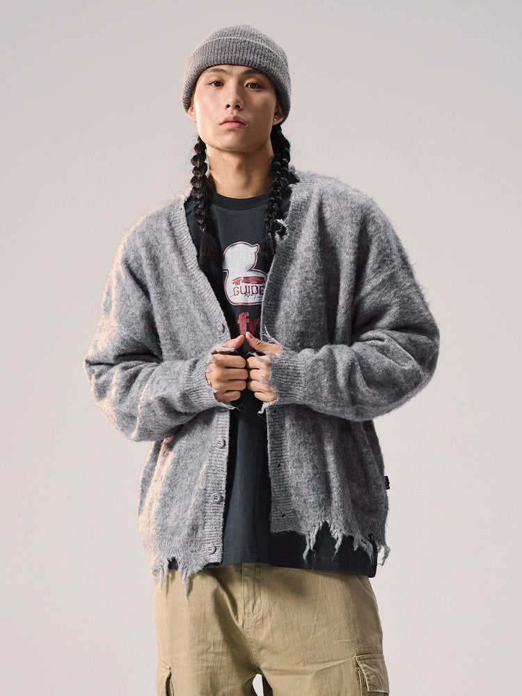 Remedy Distressed Knit Cardigan | Face 3 Face