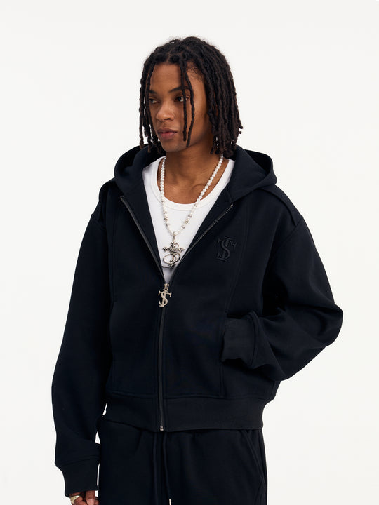 Small Town Kid 3D Logo Function Zip-Up Hoodie | Face 3 Face
