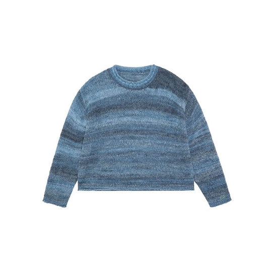 EVILKNIGHT(EK) Gradient Striped Knit Sweater | Face 3 Face