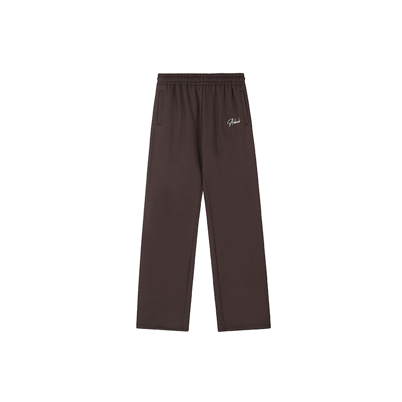 Achock Logo Embroidery Basic Sports Sweat Pants