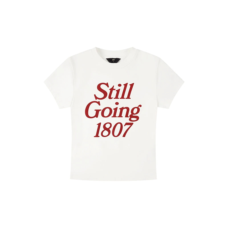 1807 Still Going Cropped Slim Tee | Face 3 Face
