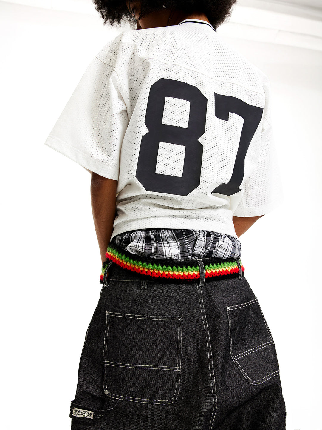 MHARF 87 Logo Vintage Mesh Sports Hockey Jersey | Face 3 Face