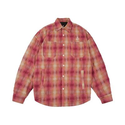 1807 STILL GOING Star Plaid Long Sleeve Shirt | Face 3 Face