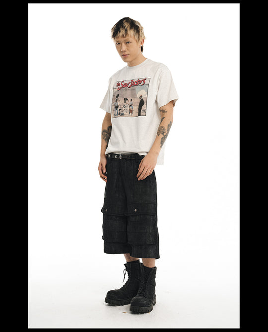 NOVACAM Vintage Photograph Print Tee | Face 3 Face