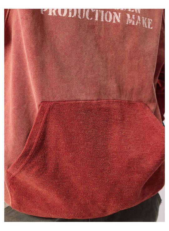 Remedy Washed Reversible Raglan Hoodie | Face 3 Face