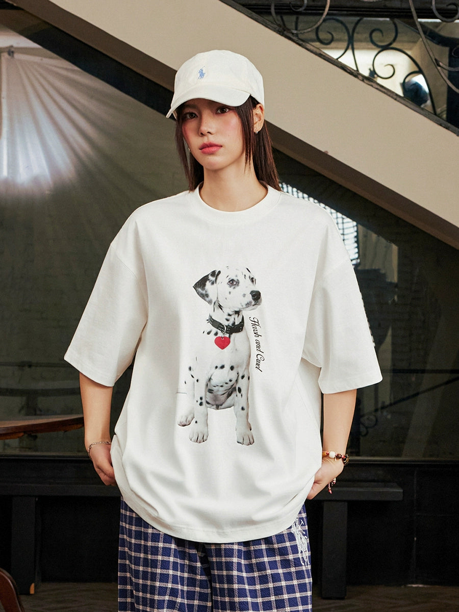 Harsh and Cruel Dalmatian Print Tee | Face 3 Face
