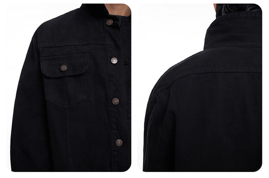 F3F Select Tough Black Denim Jacket | Face 3 Face