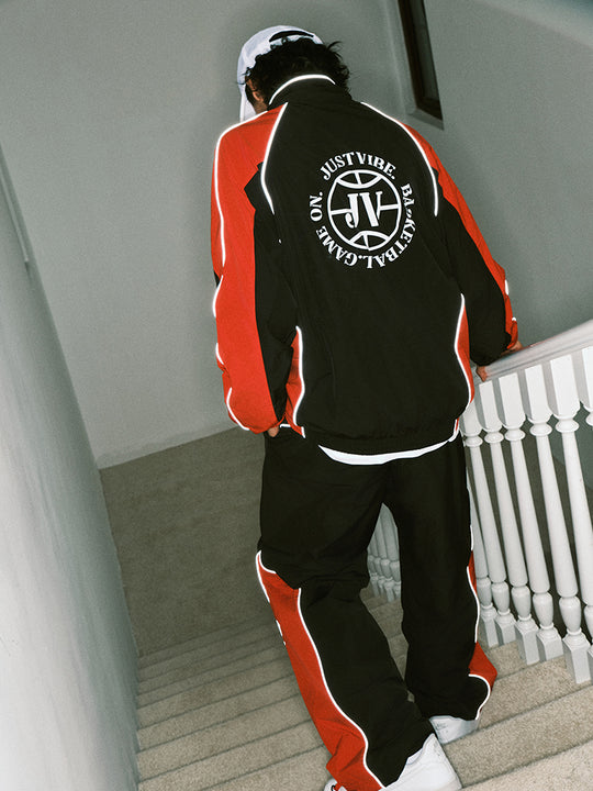 JUST VIBE Colorblock Track Jacket and Pants | Face 3 Face
