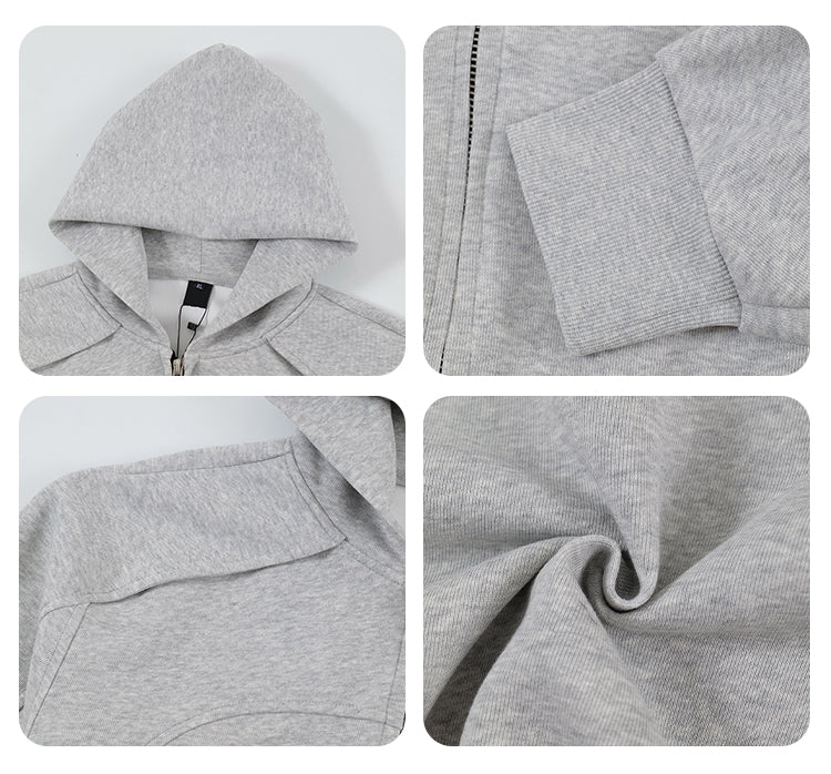 F3F Select Deconstructed Zip Up Hoodie | Face 3 Face