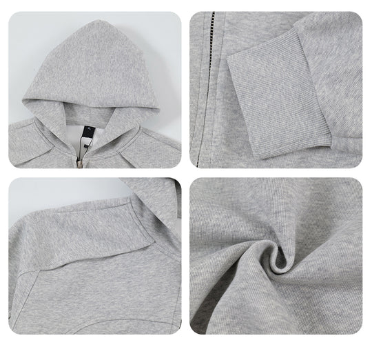 F3F Select Deconstructed Zip Up Hoodie | Face 3 Face