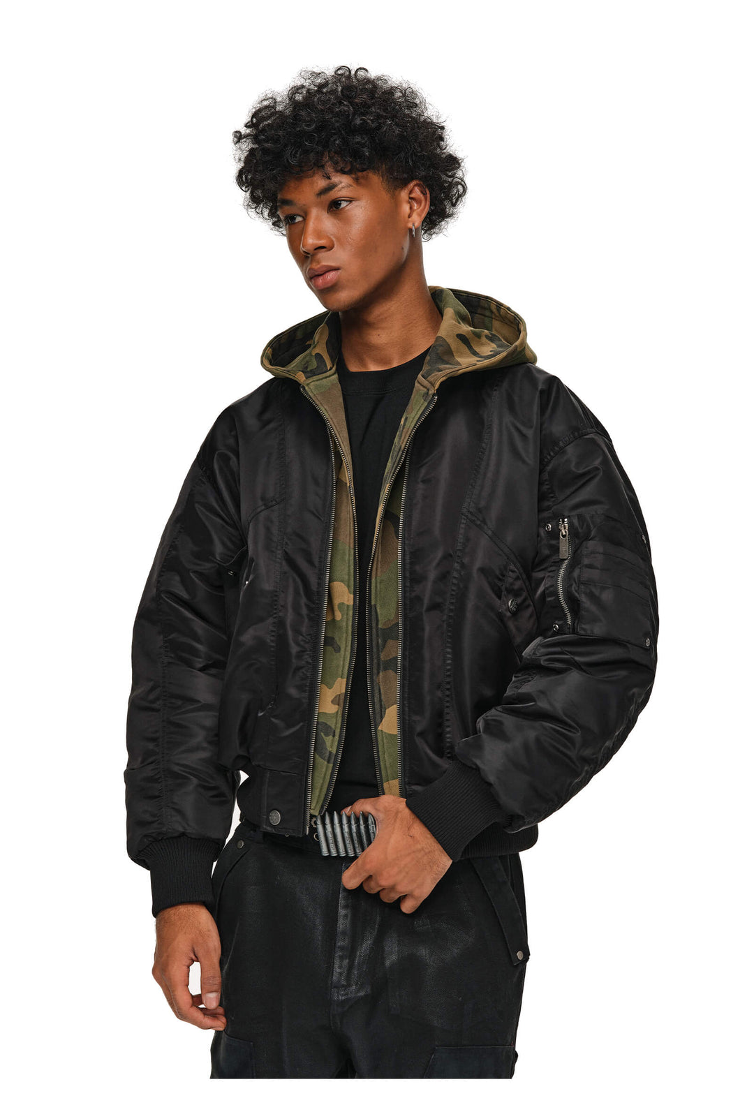 ANTIDOTE Reversible Camouflage MA-1 Bomber Jacket | Face 3 Face