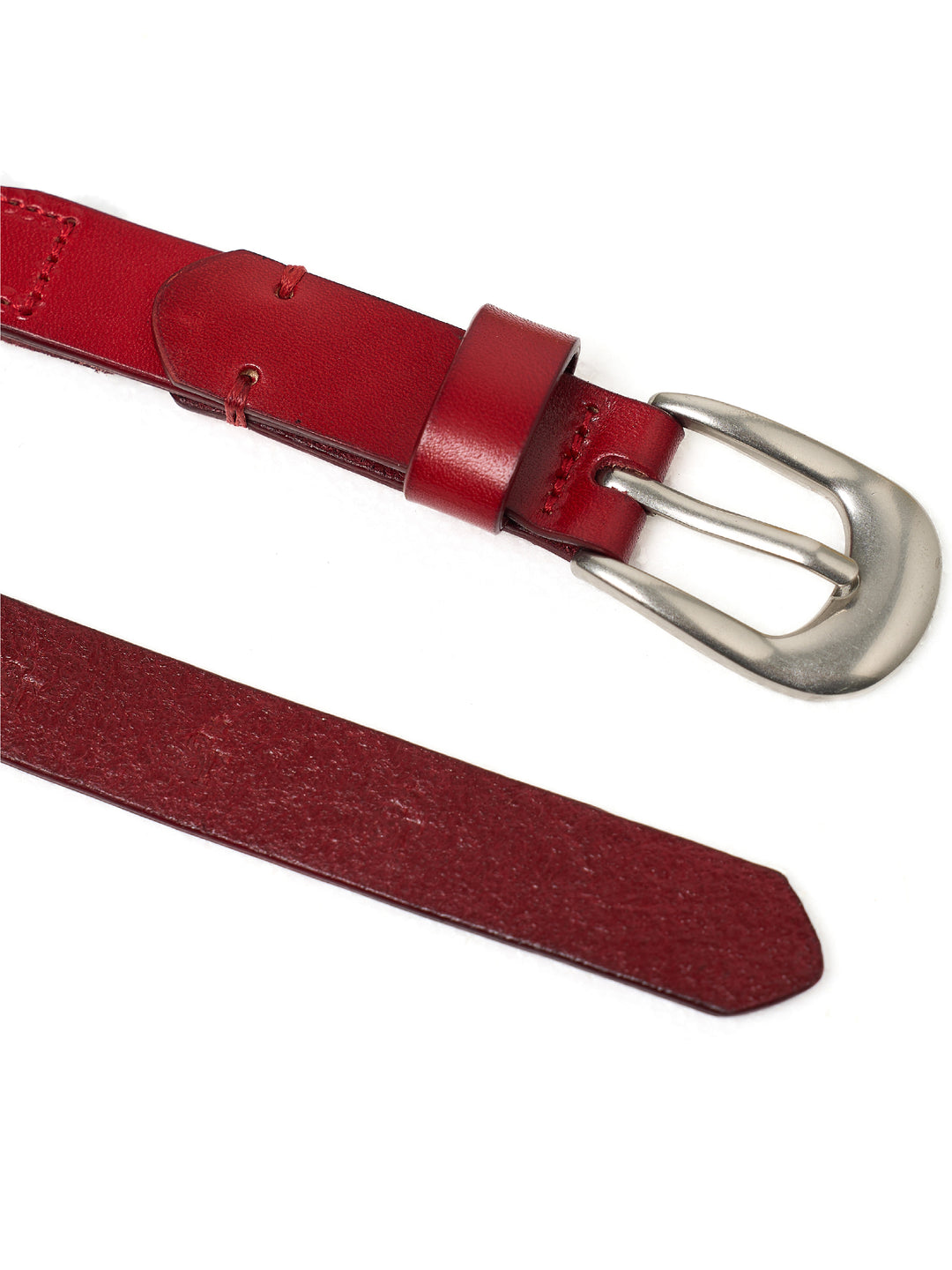 STEEPC Leather Braided Metal Buckle Belt | Face 3 Face