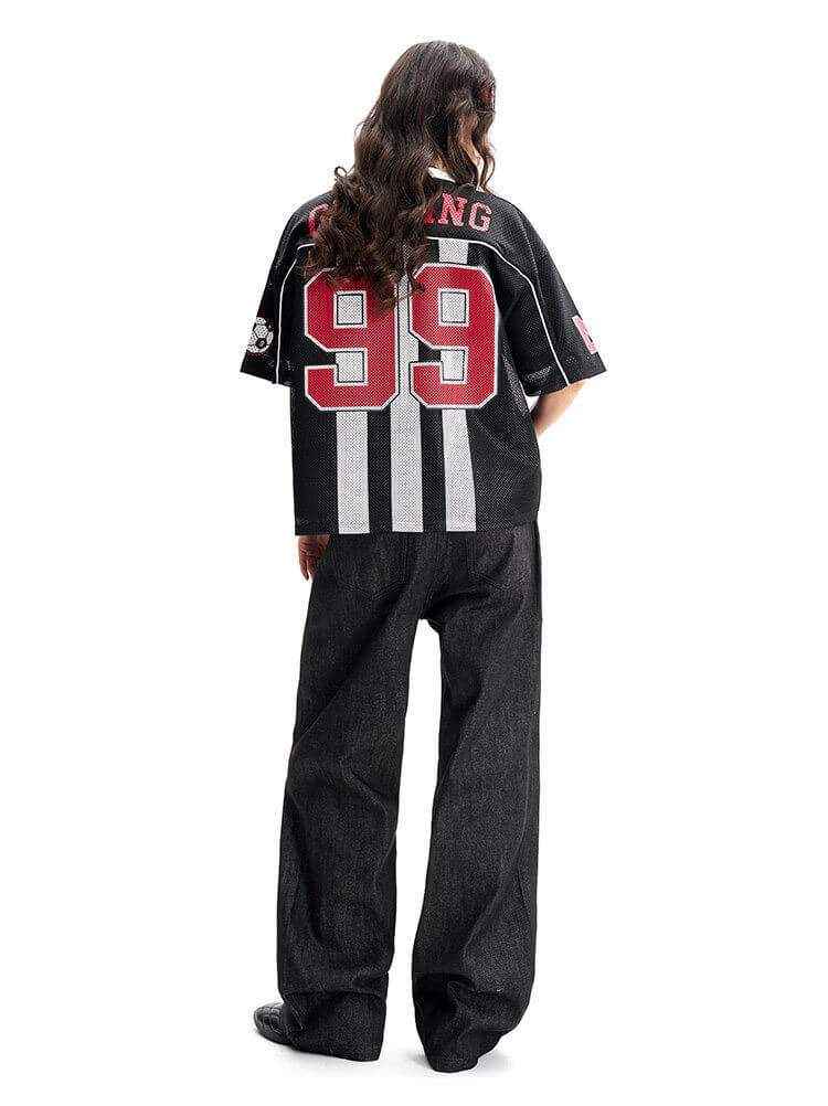 F3F Select Button Fly High Waisted Jeans