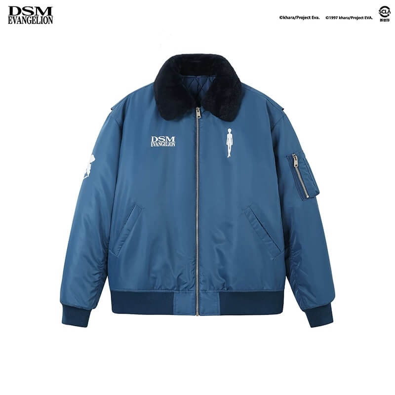 DSM x EVA Detachable Fur Collar MA-1 Jacket | Face 3 Face