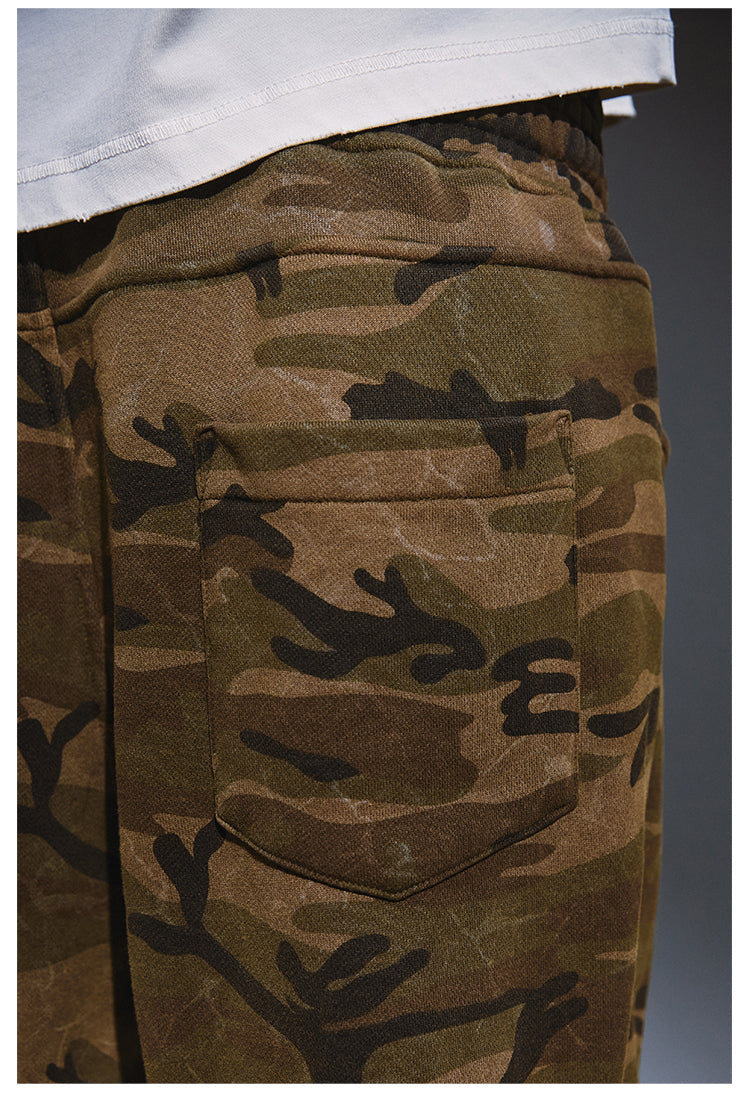 Remedy Aged Print Pinch Pleated Baggy Sweatpants | Face 3 Face