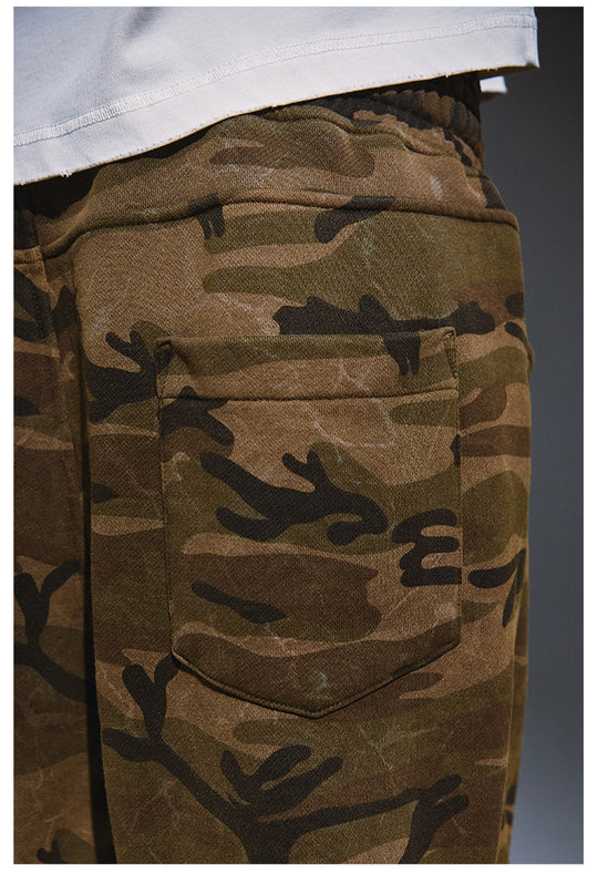 Remedy Aged Print Pinch Pleated Baggy Sweatpants | Face 3 Face