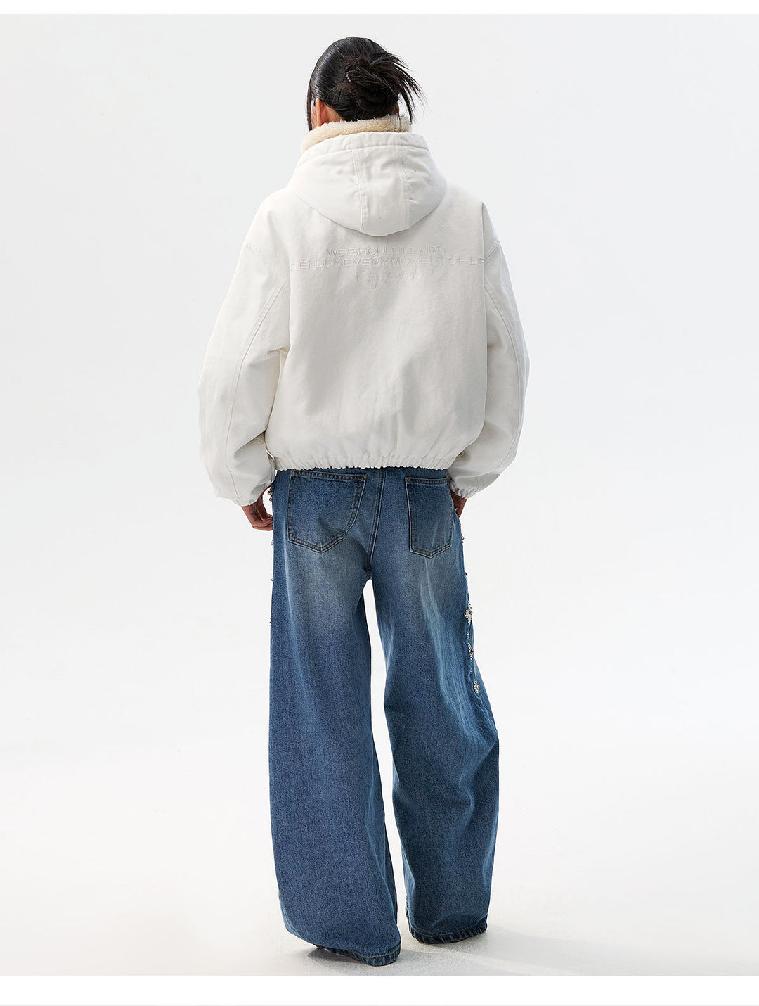 MEDM Sherpa Fleece Quilted Work Jacket | Face 3 Face