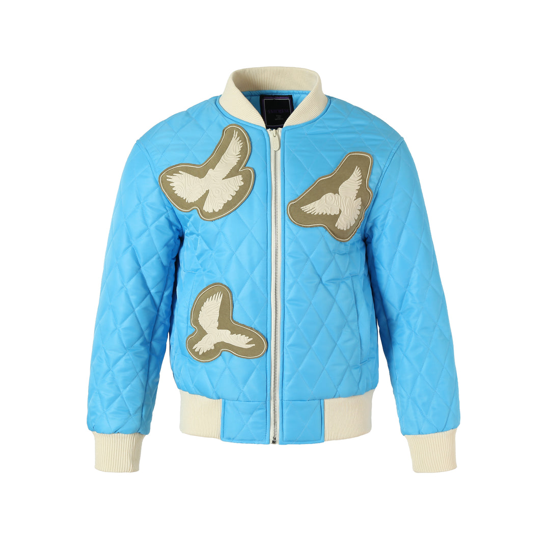YADcrew Peace Dove 3D Foam Cutting Patch Jacket