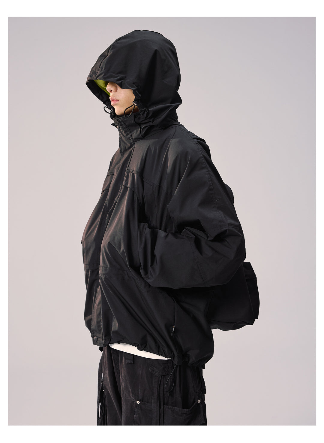 Remedy Backpack Design Hooded Windbreaker Jacket | Face 3 Face