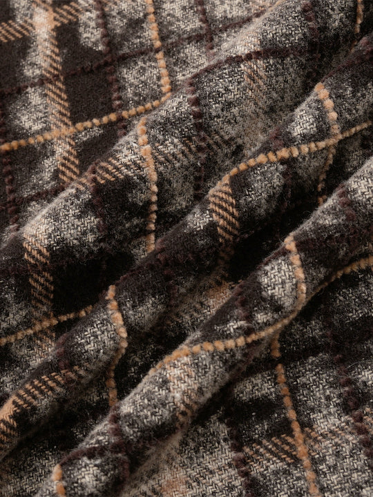 1807 Tie Dye Plaid Long Sleeve Shirt | Face 3 Face