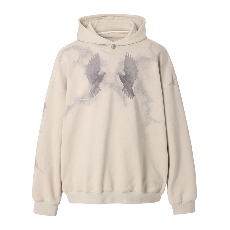 JHYQ Thunder Bird Printed Hoodie