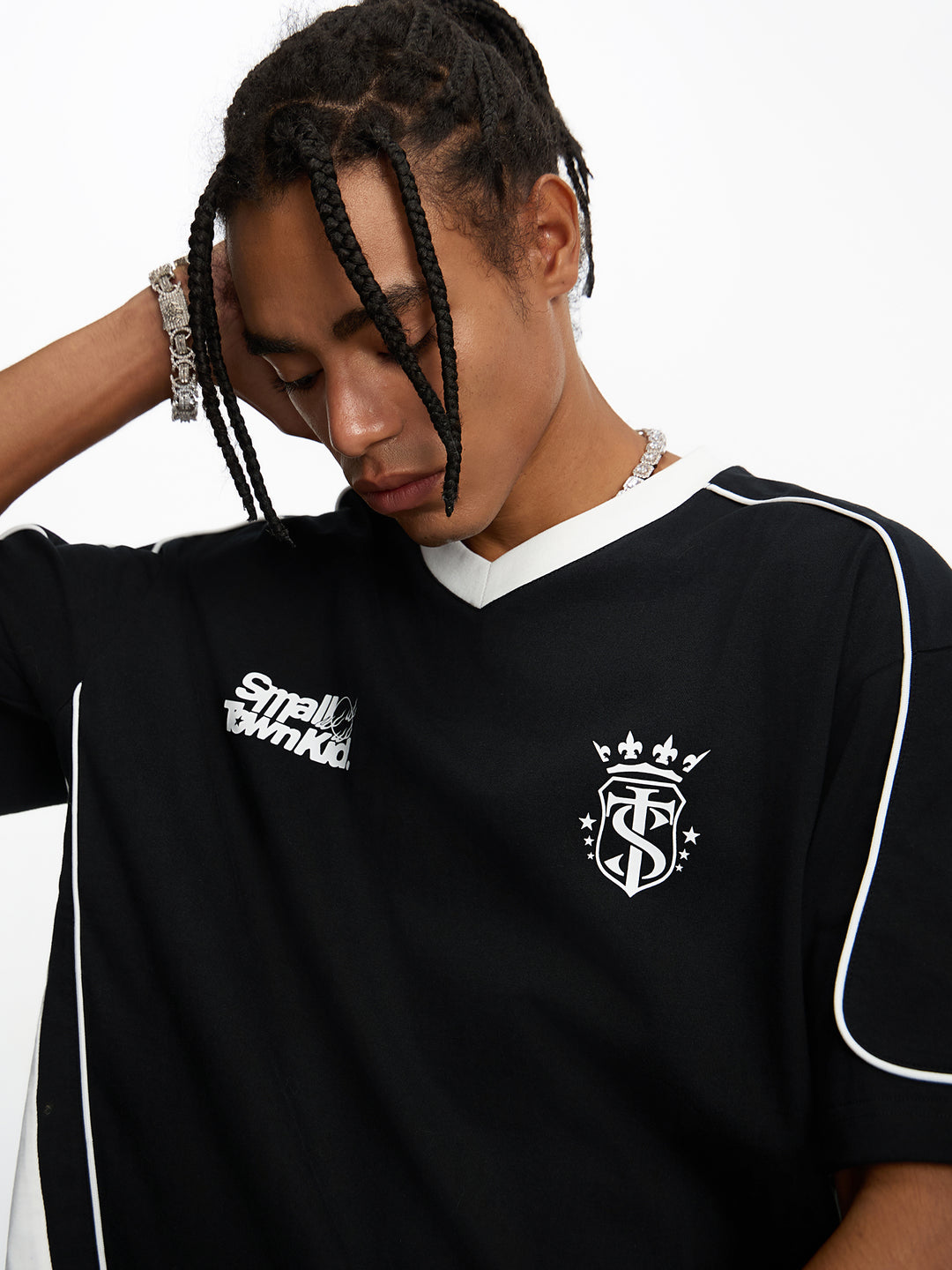 STK SmallTownKid Logo Flame Soccer Jersey | Face 3 Face